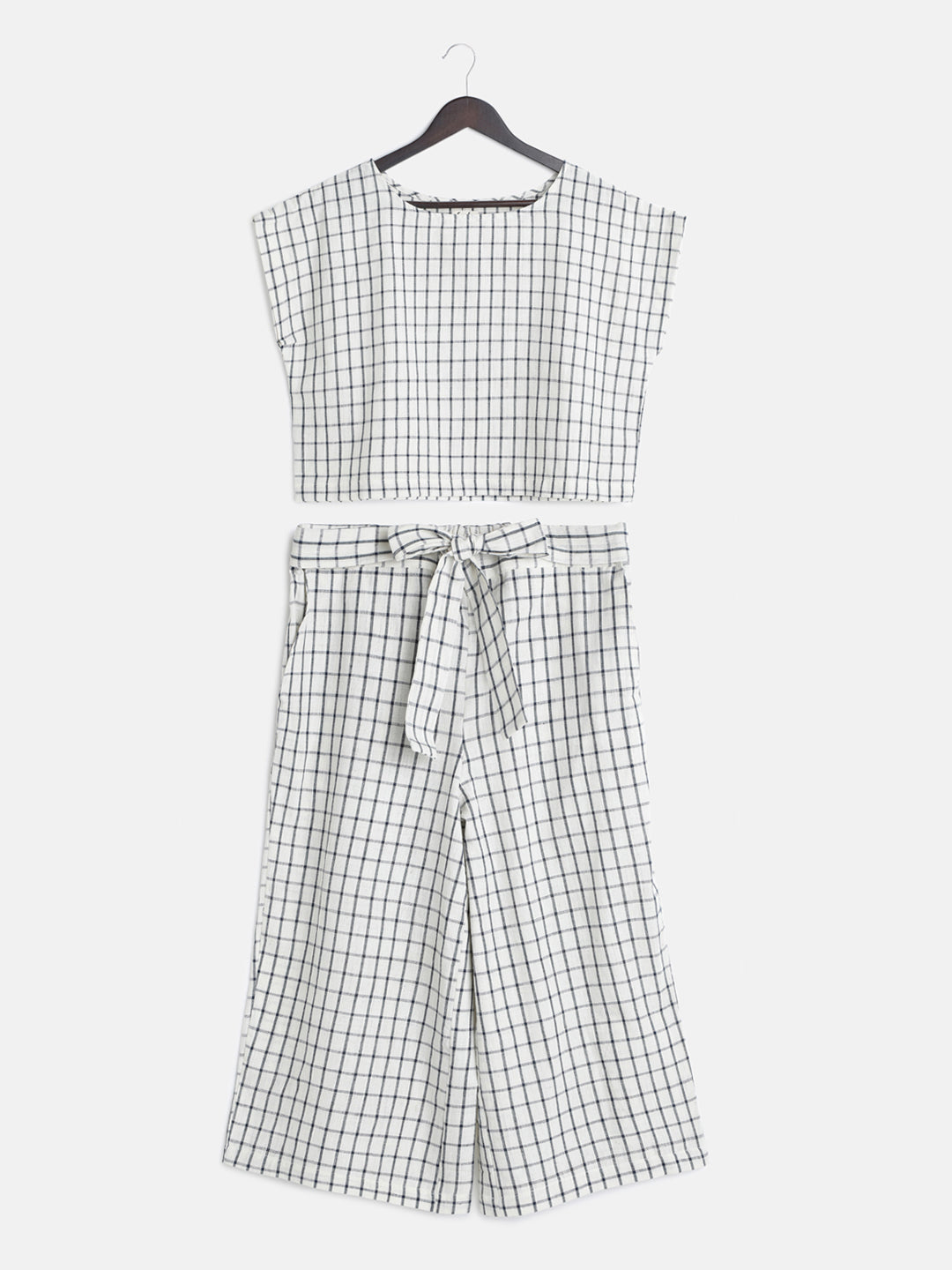 Women's Cotton Top and Pant Set - Front Image