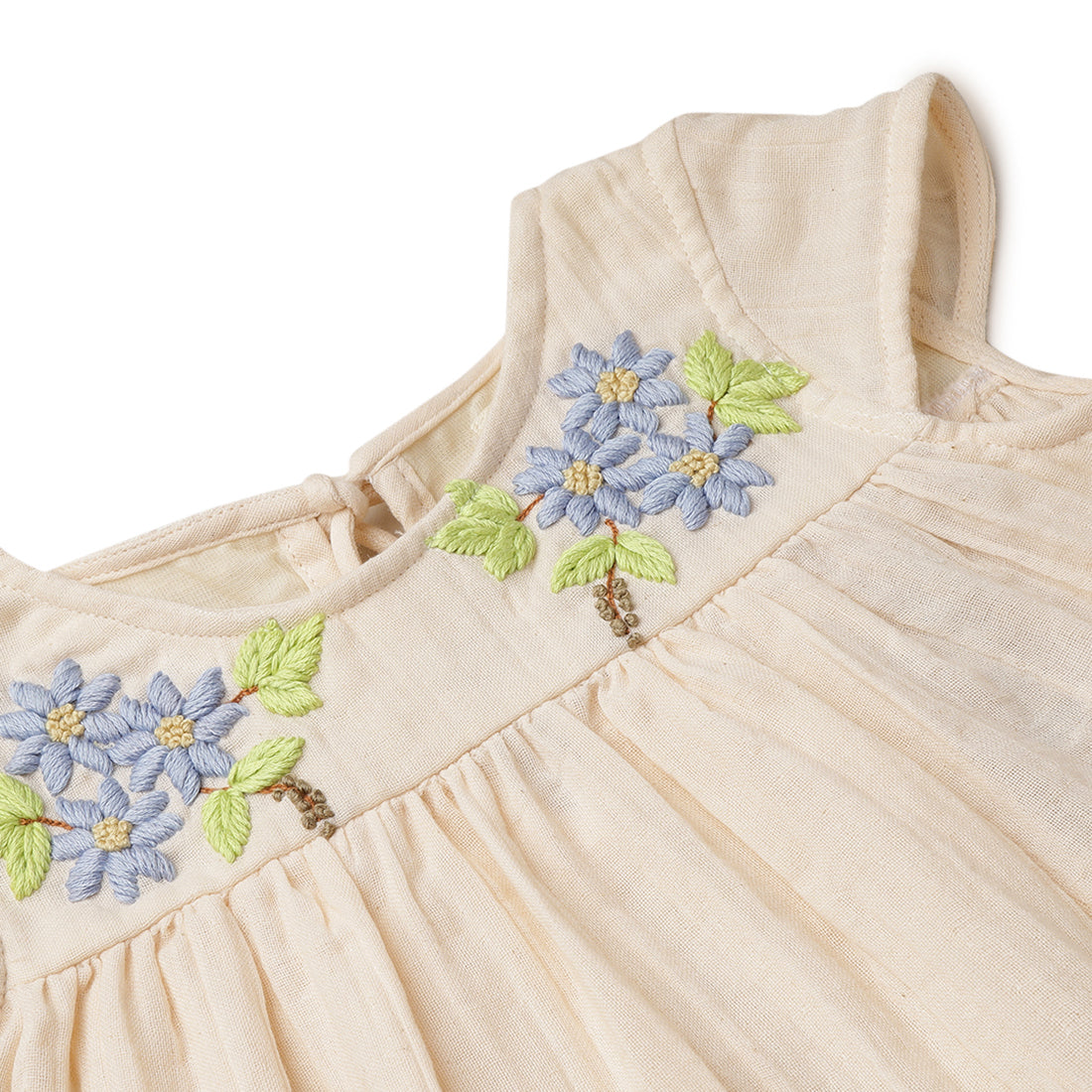 Girls Embroidered Top 2yrs to 6 yrs -Front image