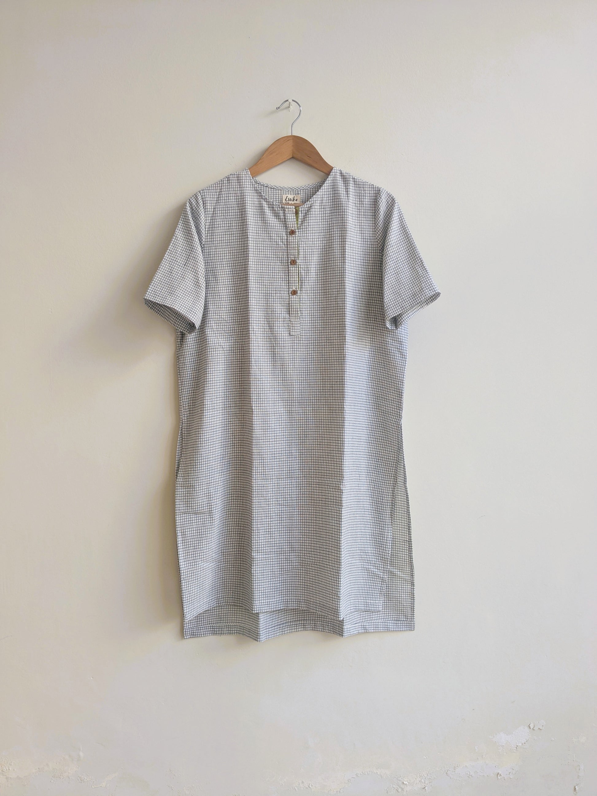 Cotton Regular Fit Kurta - Front Image