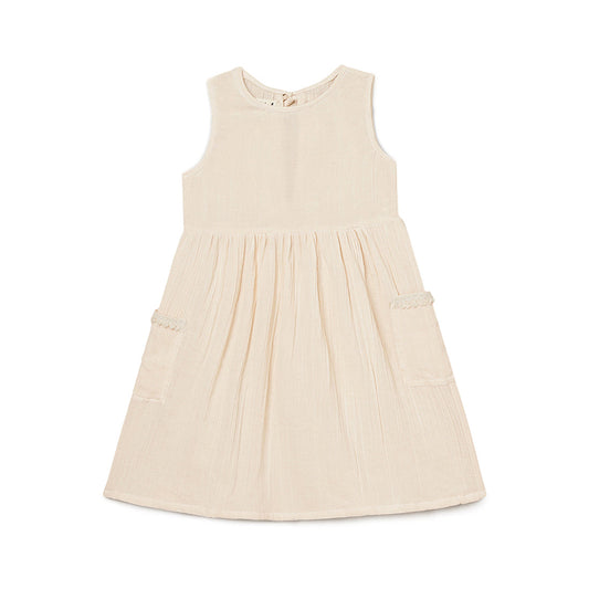 Girls  Sleeveless Dress  - Pink 2 yrs to 6 yrs - Front