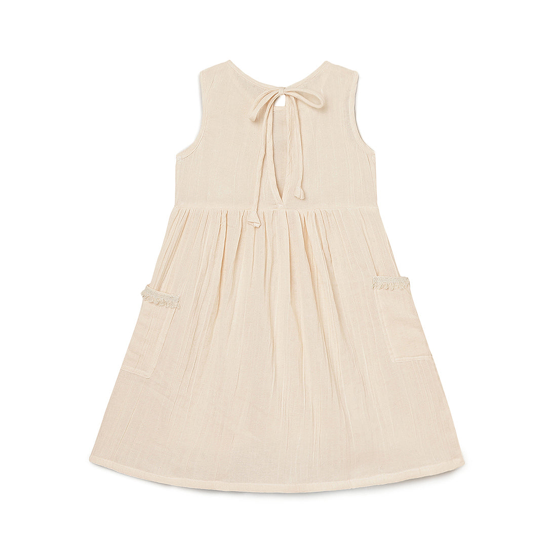 Girls  Sleeveless Dress  - Pink 2 yrs to 6 yrs - Back