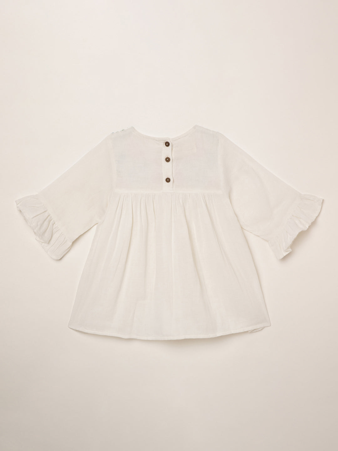 Embroidered Girls Top | Organic Cotton | 1 yr  to 8 yrs - Back