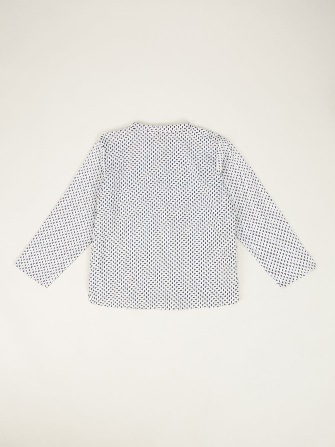 Boys Cotton Shirt Full Sleeves Grey Bud - 2 yrs to 12 yrs - Back