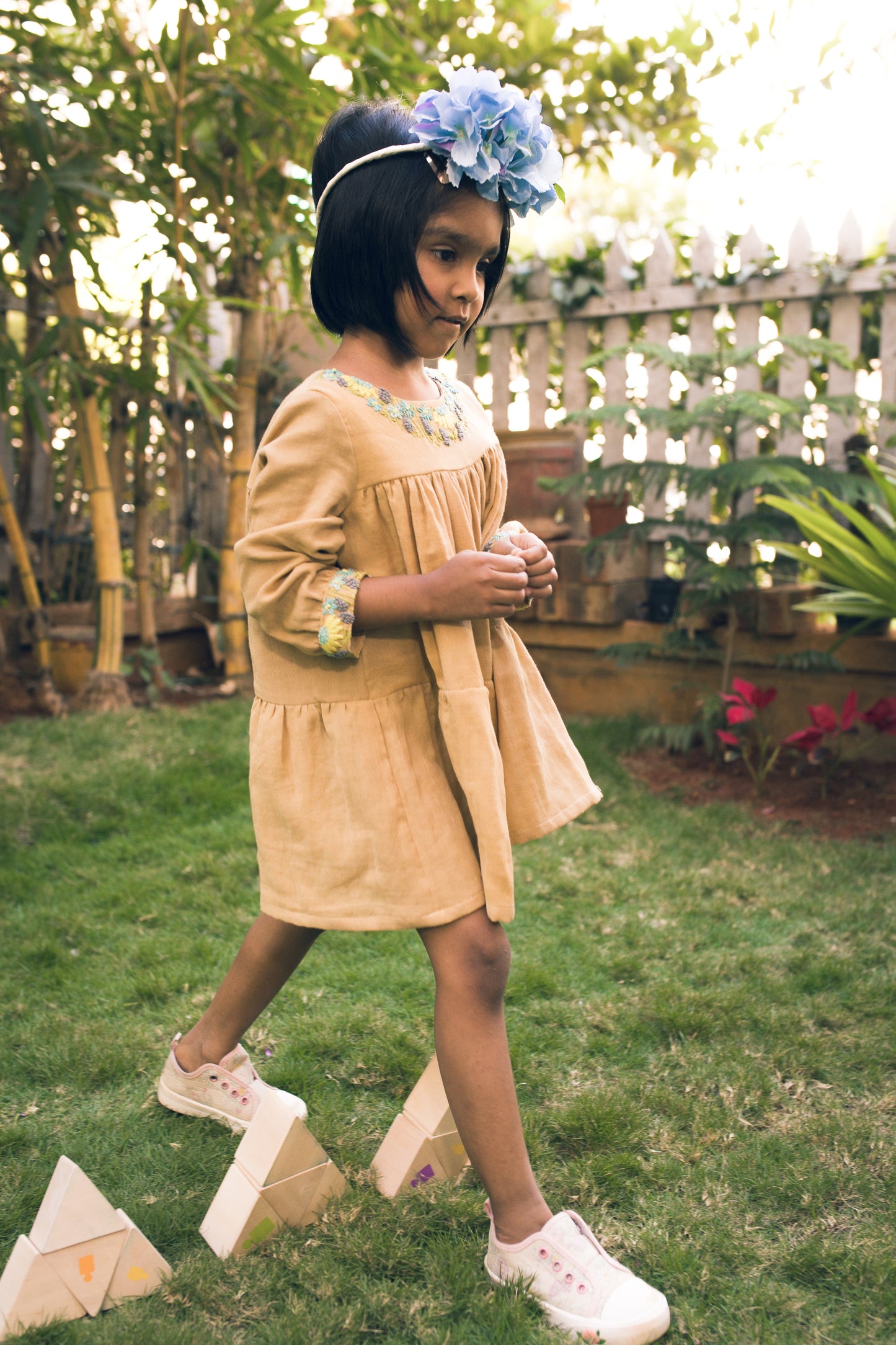 Matilda Embroidered Dress | Cotton | 1Yr to 8Yrs