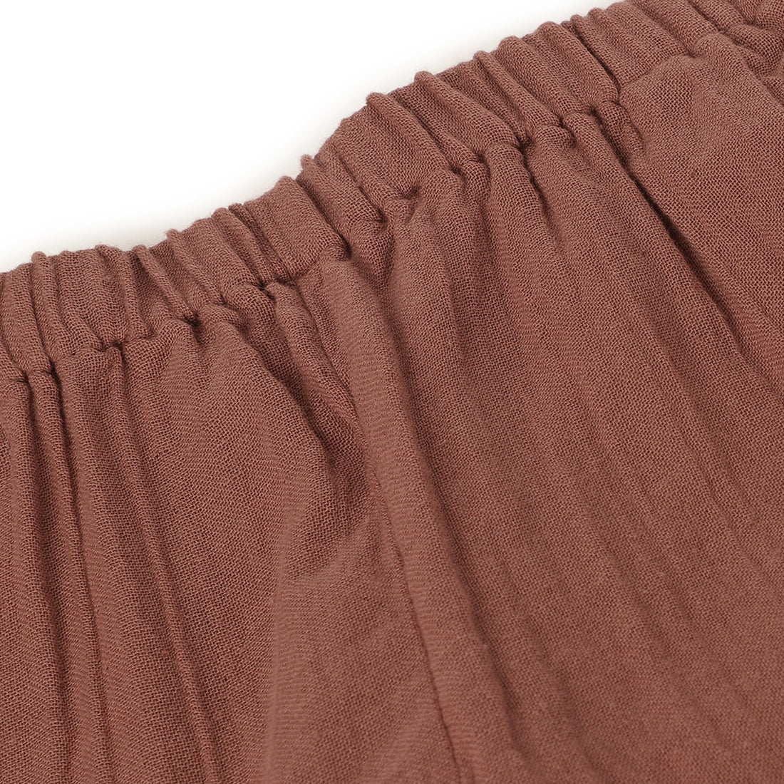 Pants for Boys and Girls , Brown - Close up Image