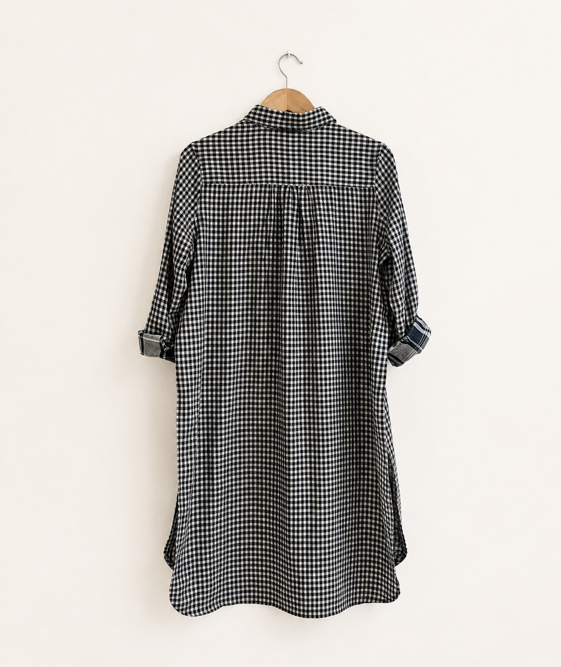 Women's Regular Kurta | Cotton | Navy Square