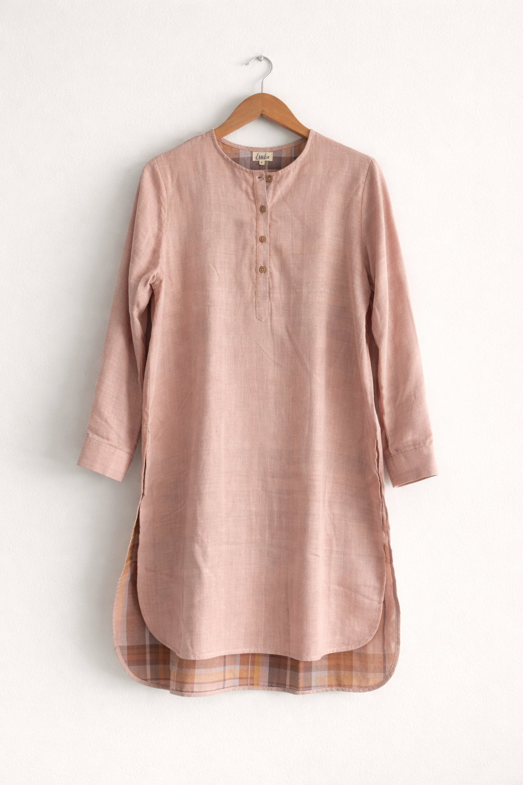Women's Regular Kurta | Cotton | Peach