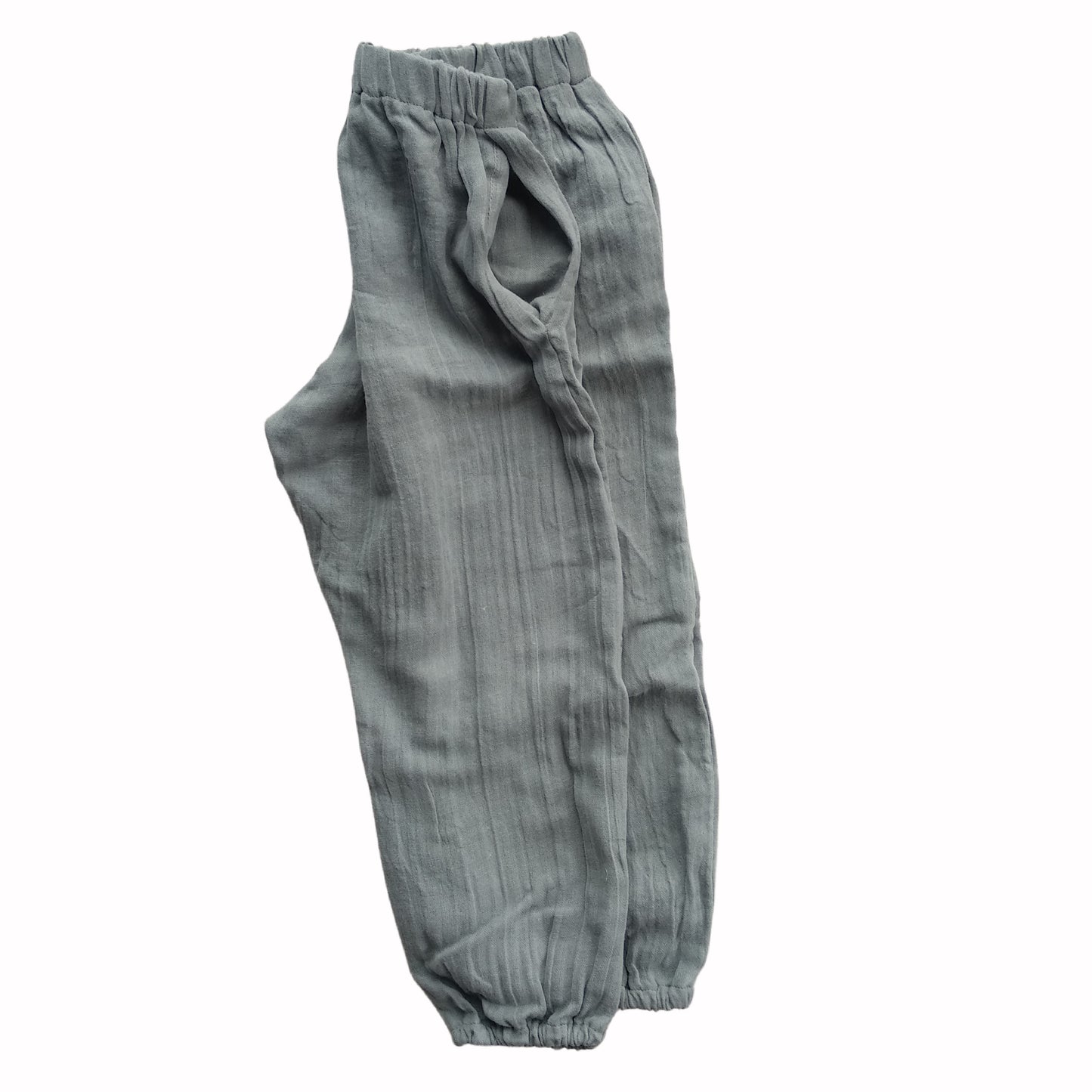 Unisex Balloon Pants | Organic Cotton | Tinsel Grey | 1yr to 3 yrs