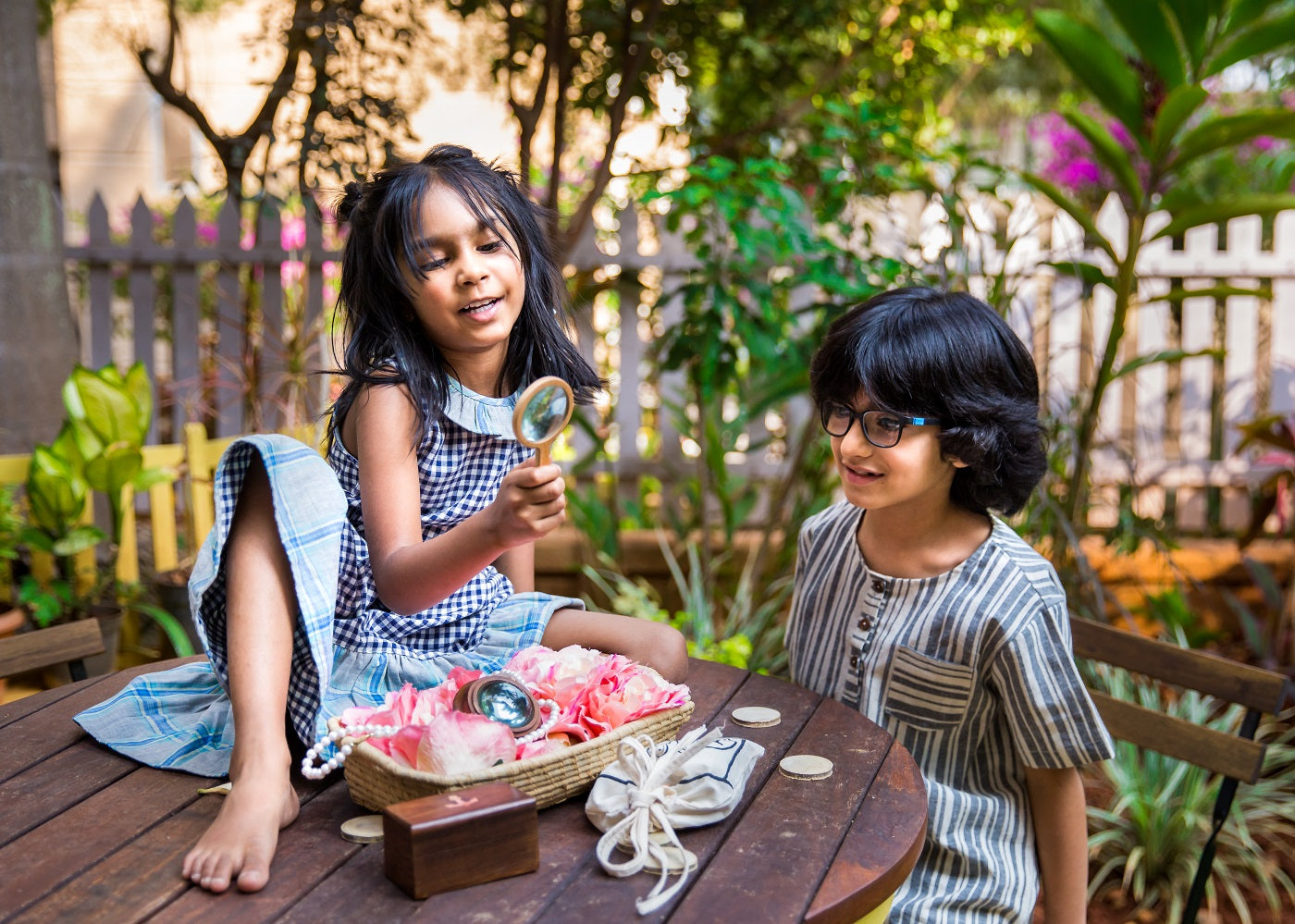 Robe sans manches pour filles | Coton | 1 an à 8 ans