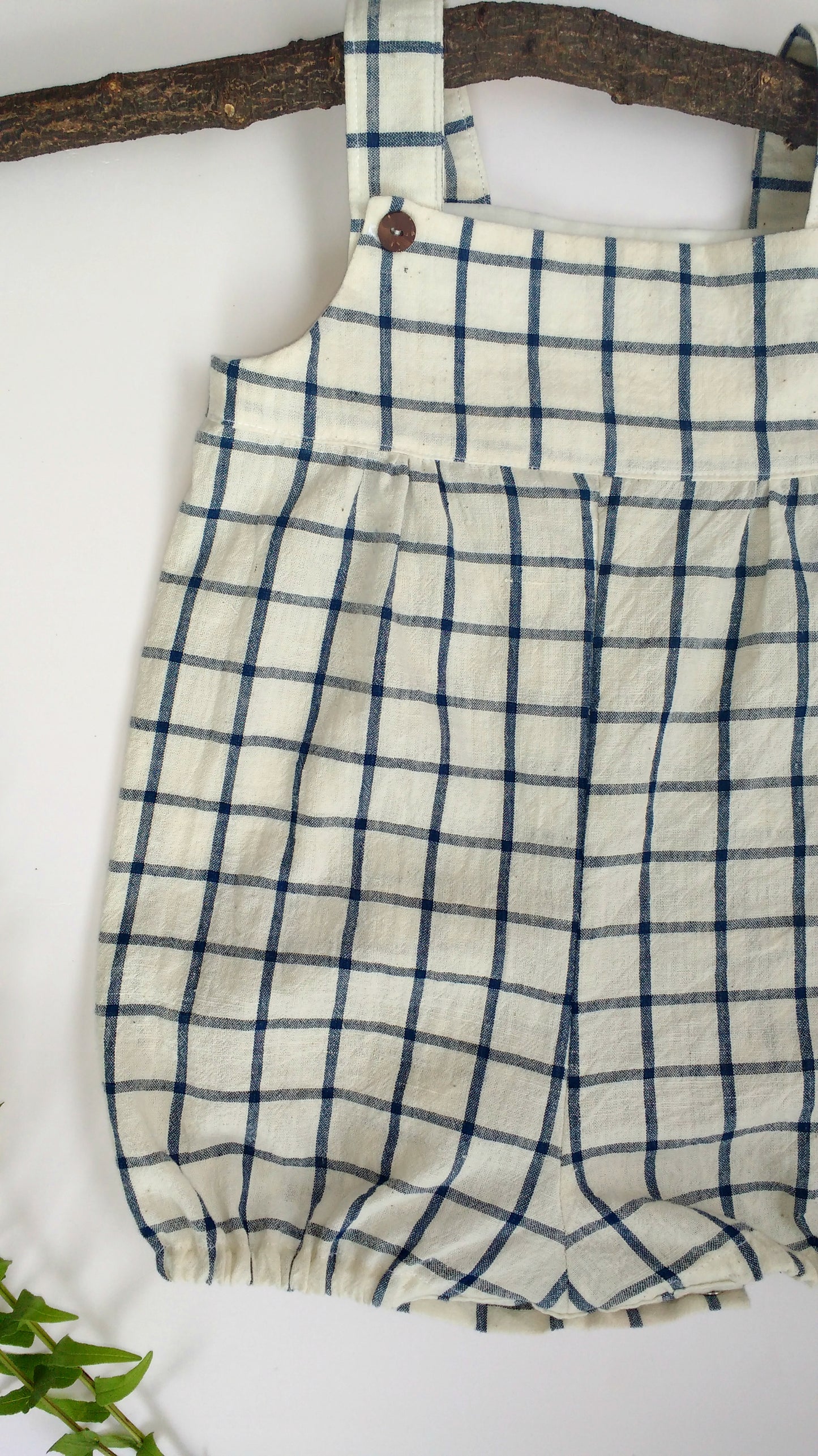 Unisex Overalls For Baby in Checks | 06months -3 yrs
